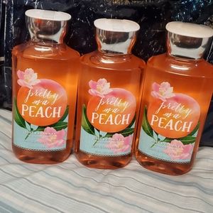 Bath & body works peach body wash
